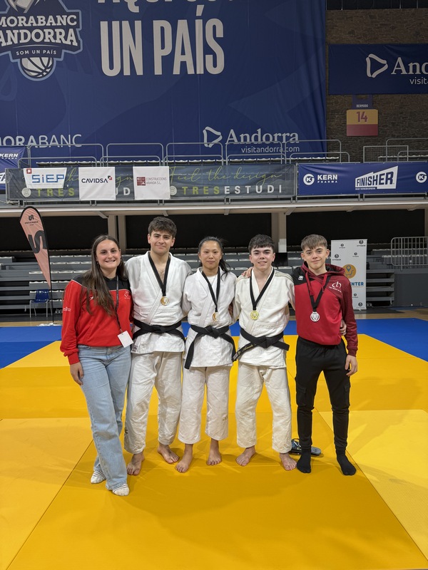 Los Judokas Navarros regresan con 4 medallas tras su participación en el Torneo Internacional de Andorra la Vella. 25-04-26